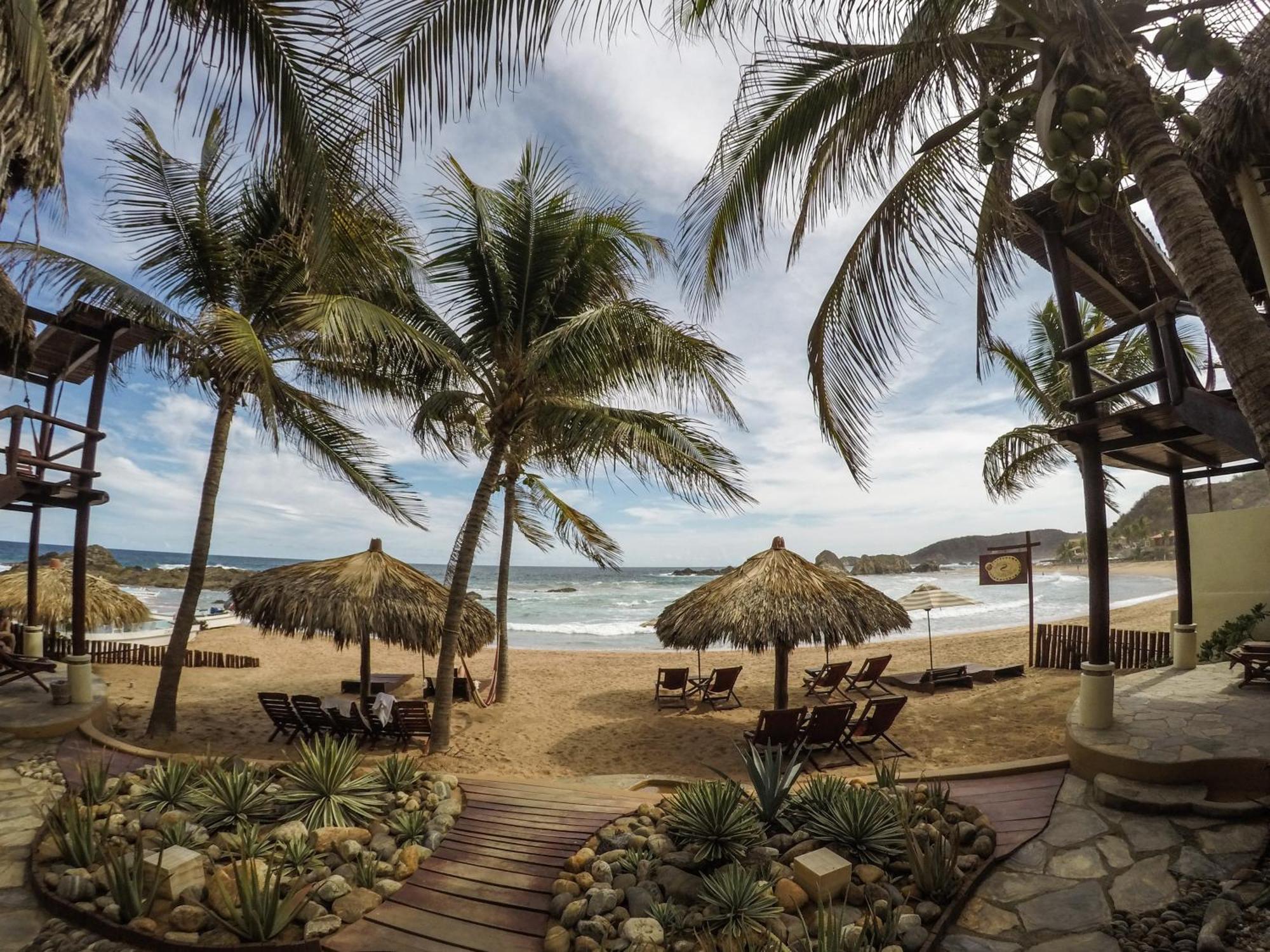 Cabanas Punta Placer San Agustinillo Exterior foto